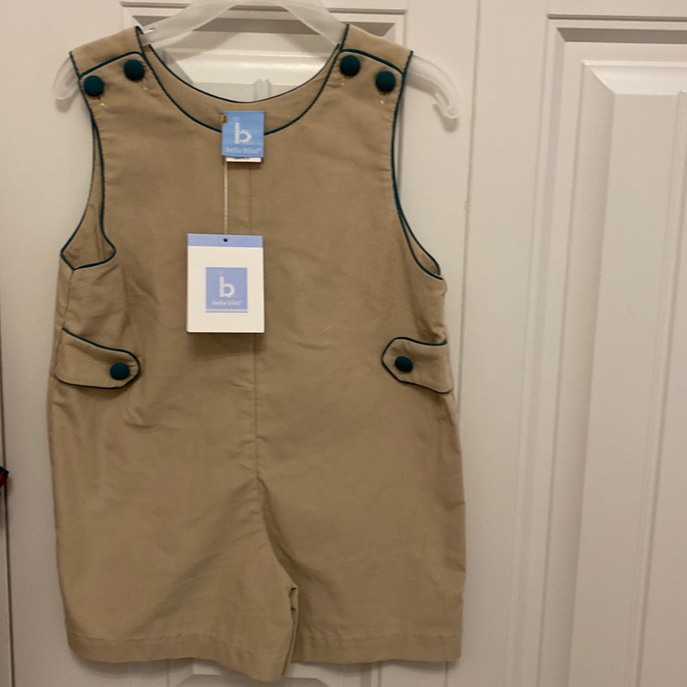 Bella Bliss Khaki Cord John John 3T NWT